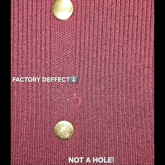 DEREK HEART PLUS SIZE Maroon Ribbed LongSleeve Sweater dress Size 2X - Picture 8 of 15